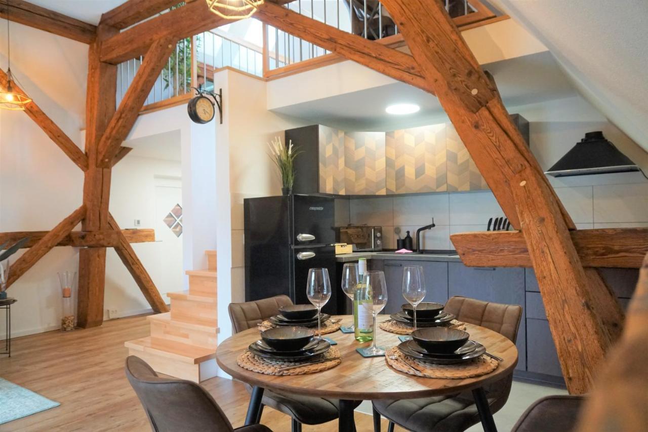 Galerie-Wohnung I Sanierter Pferdestall I Europapark I Boxspring I Nespresso Киппенхайм Экстерьер фото